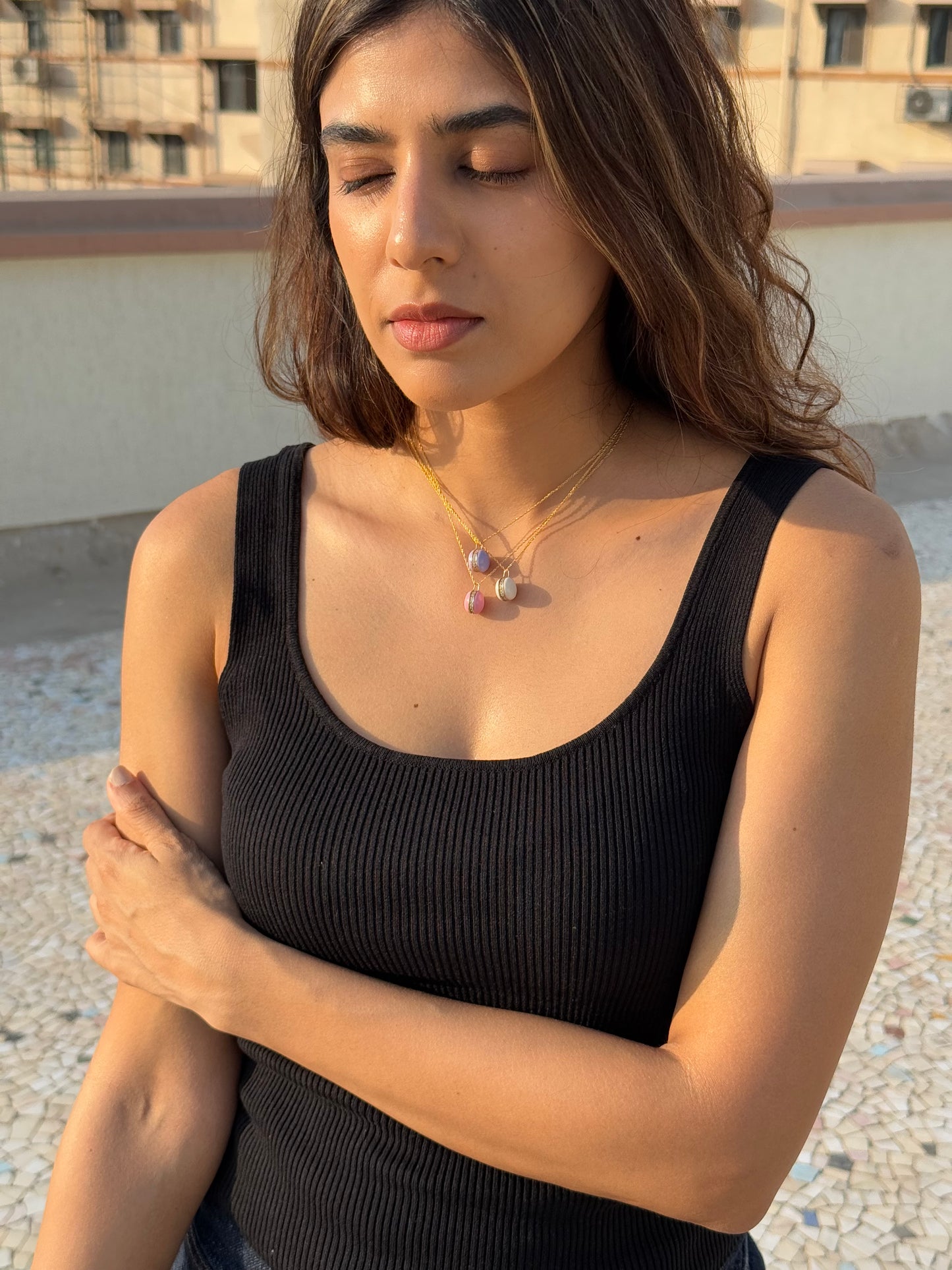 Sweet Sparkle Macaroon Necklace