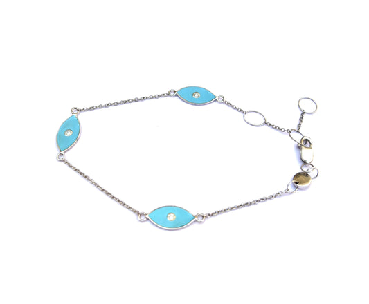 Evil Eye Trinity Bracelet