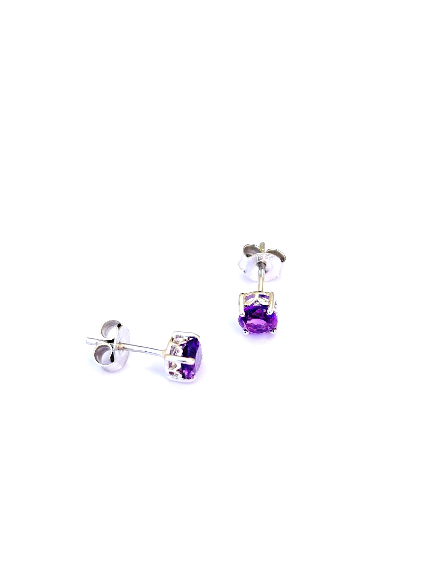 Single Stone Stud Earrings